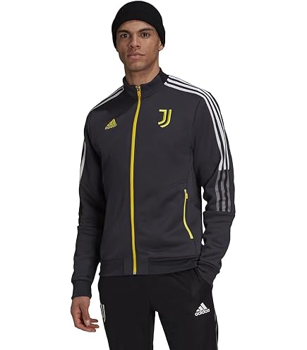  Juventus トラックパンツ　XL 4XL adidas Men's 2021-22 Juventus Anthem Jacket (Carbon, X-Large) at