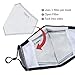Debrief Me Dust Mask - Anti Pollution Breathable Respirator Mask (1 Mask + 6 Filters) Military Grade N99 Flu Mask Carbon Activated Filtration - Reusable Washable - Comfy Cotton Adjustable (Dark Blue)