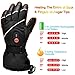 SNOW DEER Upgraded Heated Gloves Men Women,Ski Motorcycle Electric Battery Mittens Gloves