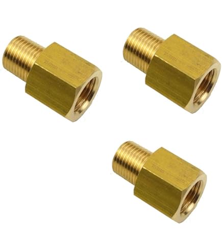 1 Inch Hose Barb To 3/4 Male NPT Brass Fitting - Straight Connector For Fuel Air Water Gas Oil