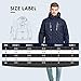 OutdoorMaster Men's 3-in-1 Ski Jacket - Winter Jacket Set with Fleece Liner Jacket & Hooded Waterproof Shell - for Men (Deep Blue,S)