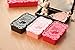 Keyzone Lovely Fake Eyelashes Earrings Necklace Container Rose Jewelry Box Mirror Storage