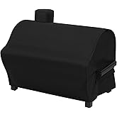 Stanbroil Grill Cover Fit Oklahoma Joe's Rambler Tabletop Charcoal Grill, 600D Polyester Waterproof Outdoor Premium BBQ Grill Cover, Black