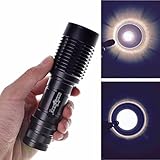 Perman 4000 Lumens 5 Modes Zoomable CREE XML T6 LED Police Flashlight Lamp Light Torch Waterproof Black