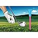 NUOLUX Golf Tees 100pcs 85mm Plastic Rubber Cushion Top Random Color