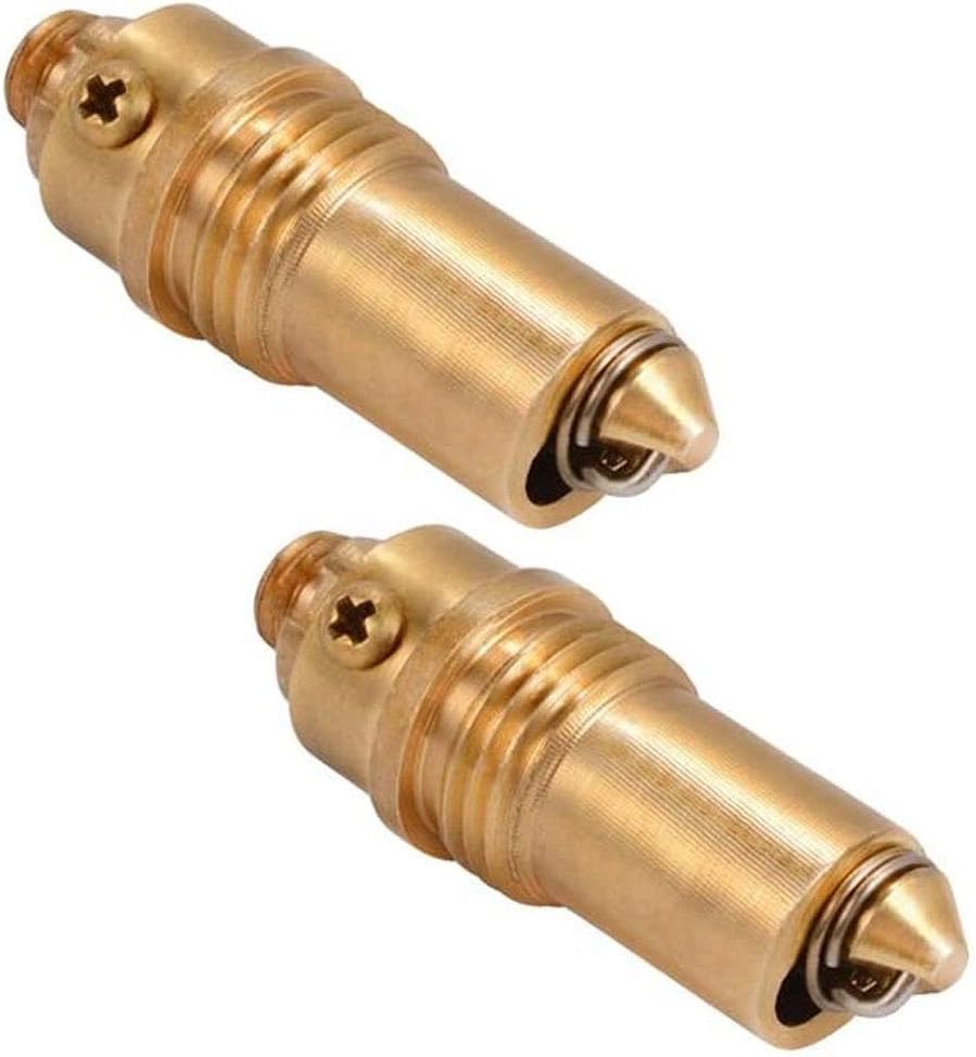 JINXM 2pcs Basin Pop Up Clack Slotted Plug Bolt Assembly Basin Pop Up Click Clack Plug Bolt Replacement Assembly Screw for Most Sink Bath Tub Basin Drain Stopper