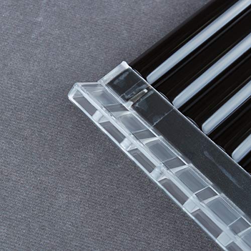 New Arrival 16 Pipes Pan Flute Pan Pipe G Key ABS Plastic Traditional Woodwind Musical Instrument for Beginner and Musical Lover (16 Pipes, dark brown)