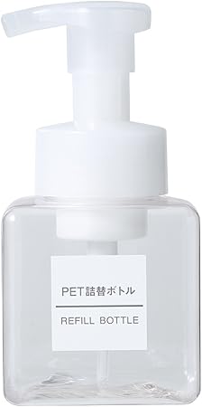 Amazon 無印良品 ｐｅｔ詰替ボトル 泡タイプ クリア ２５０ｍｌ用 ２５０ｍｌ用 Luibor コスメ用詰替え容器 通販