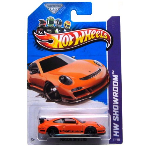 Hot Wheels, 2013 HW Showroom, Porsche 911 GT3 RS [Orange]