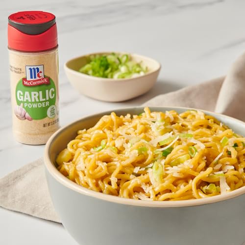 MCCORMICK GARLIC POWDER, NON GMO, MADE FROM FRESH, WHOLE GARLIC CLOVES, FOR BRINGING CONSISTENT FLAVOR TO MEALS & RECIPES, 3.12 OZ