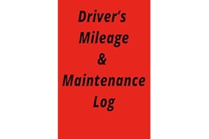 Drivers Mileage & Maintenance Log: Track KMs, Dates, Times & Trip Purpose | Simple Daily Vehicle Logbook With Maintenance Rec