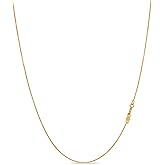 KEZEF 925 Sterling Silver Necklace for Women | Thin 0.7mm 18k Gold plated, Rose Gold chain for women, Silver chain necklace jewelry | cadena de plata 925 para hombre mujer