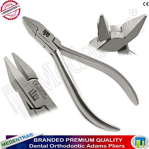 MEDENTRA Adams Wire Bending Forming Pliers Orthodontic Utility Clasp Bending Loop Adjusting Ortho Laboratory Instruments