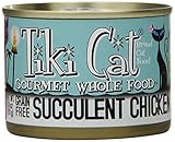 TIKI Cat Puka Puka Chicken in Chicken Consomme (Pack of 8 6-Ounce Cans)