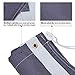 HOMEST 2 Pack XL Nylon Laundry Bag with Strap, Large Dirty Clothes Organizer, Easy Fit a Laundry Hamper or Basket, Can Carry Up to 4 Loads of Laundry, Grey