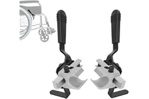 Wheelchair Hand Brake Replacements for 1" Tubing Side Mounting, Manual Wheelchair Heavy Duty Lock Part Fit Most Wheelchairs, 