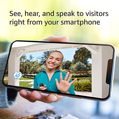 Blink Video Doorbell (White) + Mini Camera (White) TwoWay Audio, HD