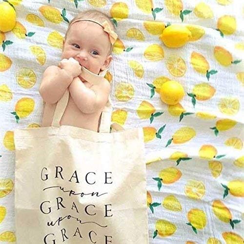 Swaddle Blanket - Muslin Swaddle Square Blankets, Baby Swaddle Wrap Bedding Blankets Receiving Blanket Wrap for Infant Newborn Baby 120 x 120 cm