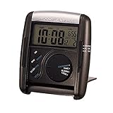 Seiko Black Get Up & Glow Travel Alarm Clock
