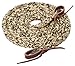 Weaver Leather Silvertip Hollow Braid Trail Rein, 5/8-Inch x 10-Feet, Tan/Black/Brown