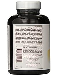 American, Suplemento Multi-Enzyme-Plus, Super Papaya, 360 unidades, 043653, 1, 1