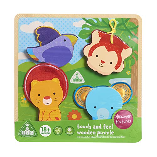 Early Learning Centre Touch & Feel Wooden Puzzle, Imaginative Play