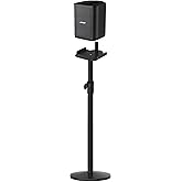 Speaker Stand for Bose S1 Pro/Plus,Height Adjustable Stand from 22.63" to 36.22",Mold Cast Solid Base Floor Stand for Bose S1 Pro+(Stand only)