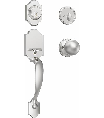 Copper Creek CZ2610XBK-AN Mid-Century Modern Entrance Handleset in