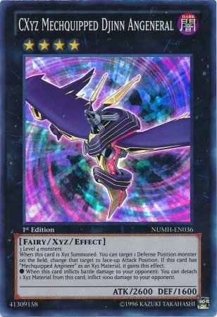 Yu-Gi-Oh! - CXyz Mechquipped Djinn Angeneral (NUMH-EN036) - Number Hunters - 1st Edition - Super Rare