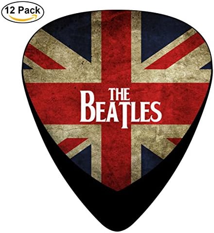 Gufun Guitar Picks The Beatles Custom Three Size Electric Celluloid Plectrums (12-Pack)