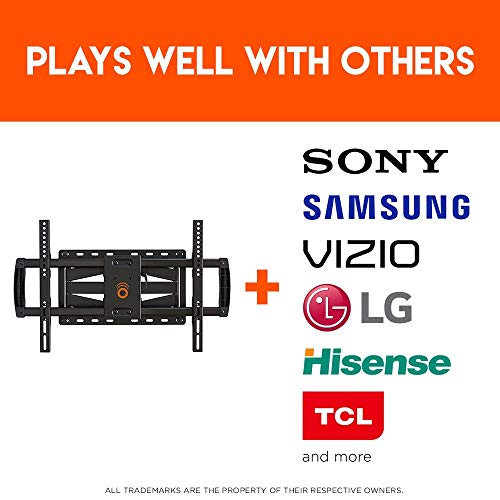 ECHOGEAR Full Motion Articulating TV Wall Mount Bracket for TVs Up to