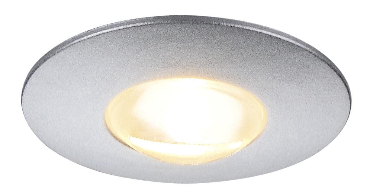 SLV recessed Ceiling Light DEKLED/LED spot, floodlight, Ceiling Spotlight, Ceiling Light, recessed Light, Internal Lighting / 3000K 60lm Grey 45 Degrees