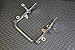 NEW Yamaha Banshee rear grab bar bumper - CHROME grabbar 1987-2006 & flag mounts