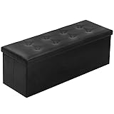 YOUDENOVA 43 Inches Folding Storage Ottoman