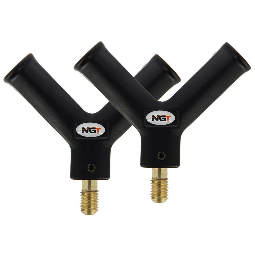 2x Black Metal V Spreader Block Fits 36" 42" 50" Landing Nets For Carp Pike Fishing