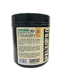 PaleoPro Caldo de hueso alimentado con hierba, cúrcuma, delicioso caliente o frío, 100% procedente de...