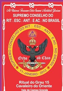Livro Ritual Do Grau 15 Cavaleiro Do Oriente