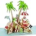 Hallmark Signature Paper Wonder Pop Up Christmas Card (Tropical Santa)