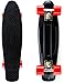 Wasatch Imports Boss Board Complete Vintage Skateboard Color: Revolution (Black Deck with Red Wheels)