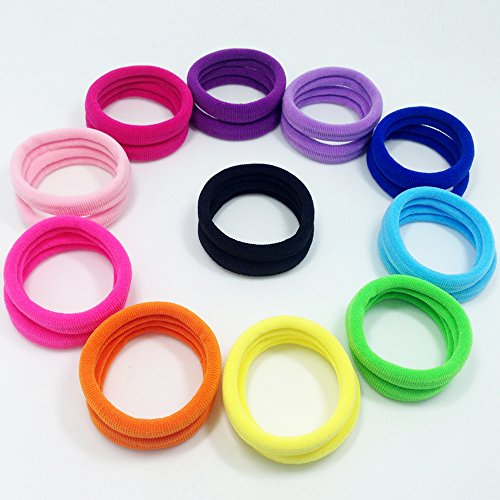 Thick Seamless Cotton Hair Bands, Simply Hair Ties Ponytail Holders