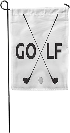 Amazon Com Semtomn Garden Flag Club Golf Symbol Iron Flag