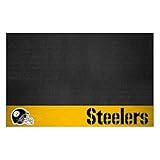 Fanmats 12198 NFL Pittsburgh Steelers Vinyl Grill Mat