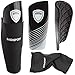 DashSport Soccer Shin Guards Youth Includes Two Shin Guards and Two Compression Calf Sleeves with Pockets