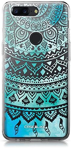 CASEiLike OnePlus 5T case, Indian Line Art 2066 Pattern TPU Case Bumper Snap-on Back Cover for OnePlus 5T