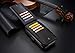 iPhone 6s Case,iPhone 7 Case,iPhone 8 Case,iPhone6 iPhone7 iPhone8 Wallet for Women/Men/Girls Zipper Leather Detachable Magnetic Cases Purse Clutch Removable Case with Flip Credit Card Holder Cover