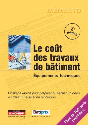 Le  coût des travaux de bâtiment