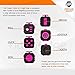 FidgyFidge Fidget Cube Anti-Stress Cube, Anxiety Toy, ADHD Fidget Toy for Better Focus and Stress Relief (Pink)