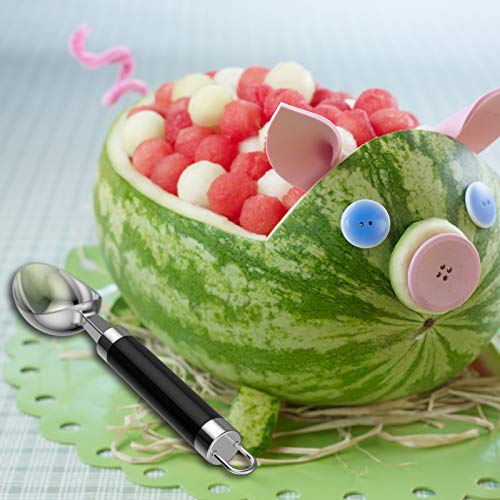 Ice Cream Scoop - Heavy Duty Stainless Steel Cookie Scoop With Comfortable Handle - Perfect For Cookie, Ice Cream, Cupcake, Muffin, Meatball,Pies