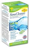 SinuCleanse Neti Pot and 30 All Natural Saline Solution Packets