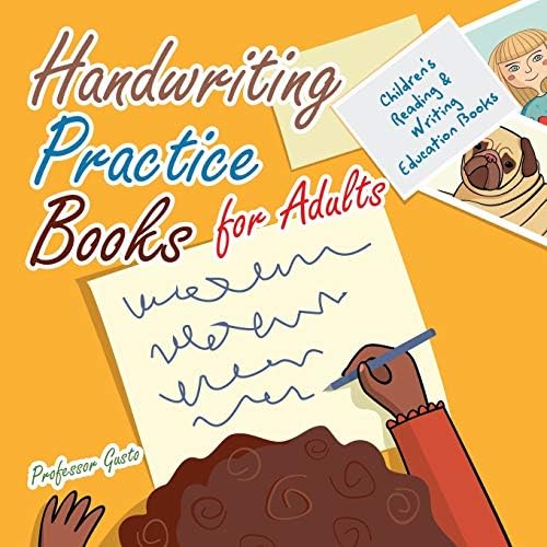 Handwriting Practice Books for Adults : Children's Reading & Writing Education Books